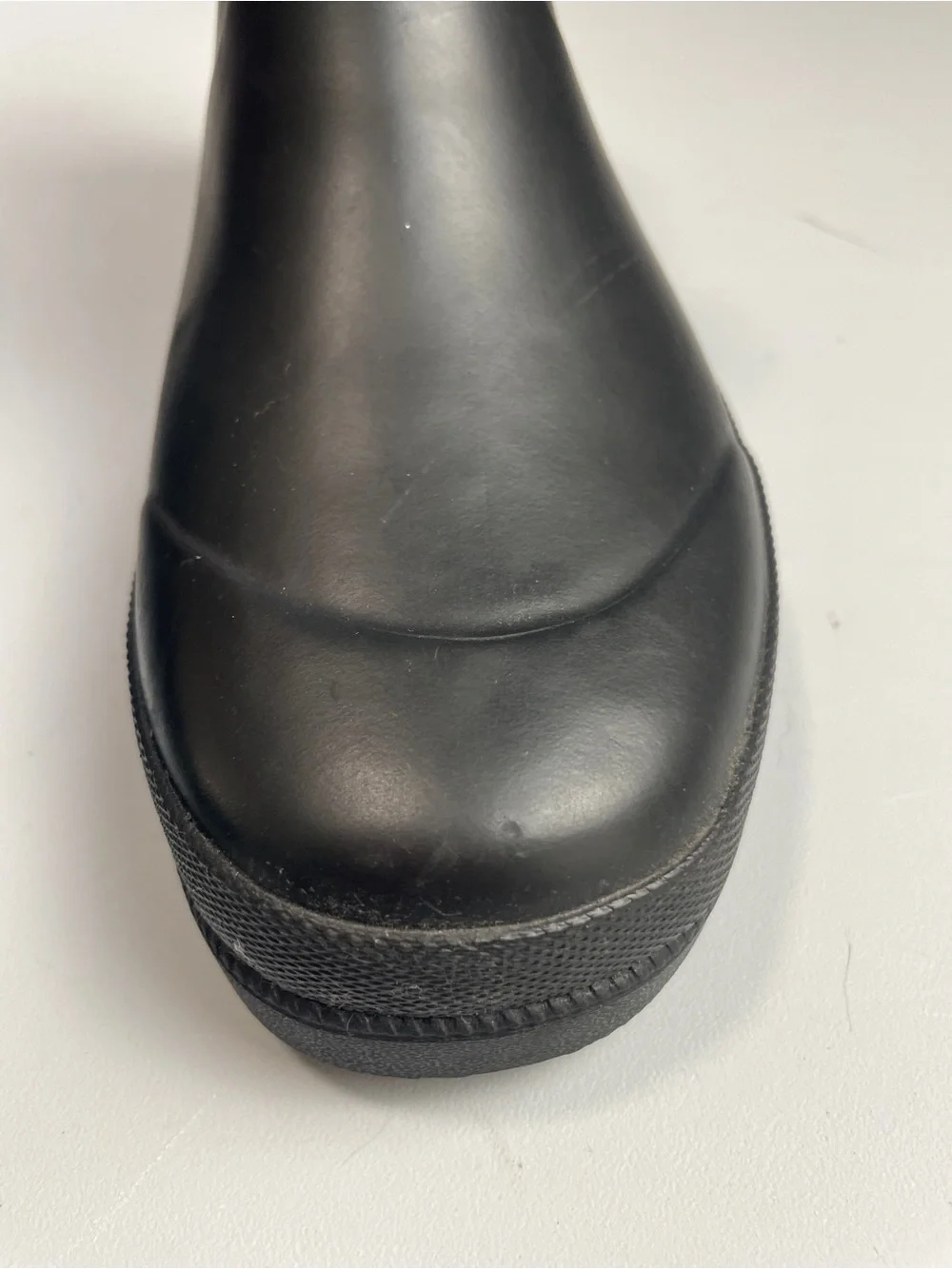 Tretorn Black Winter Rain Chelsea Boots with Cream Shearling Lining